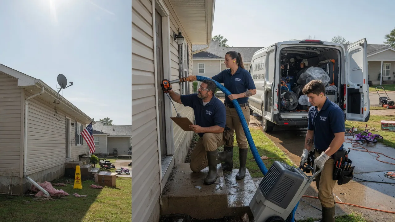 Ceiling Water Damage Restoration in Monroe, LA near me
